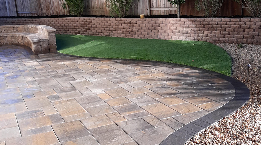 Paver Patio – Before and After